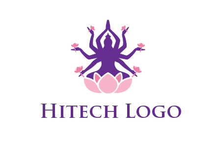 multi armed goddess logo