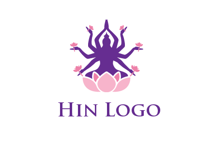 multi armed goddess logo