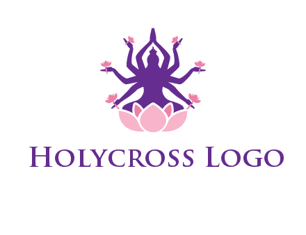 multi armed goddess logo
