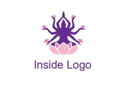 multi armed goddess logo