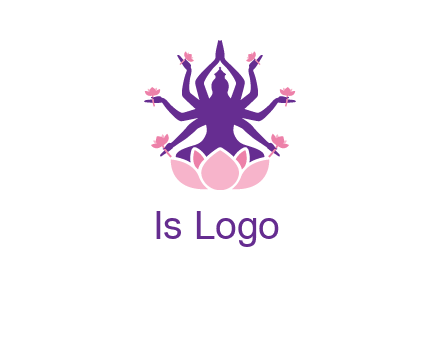 multi armed goddess logo