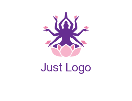 multi armed goddess logo