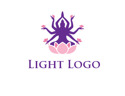 multi armed goddess logo