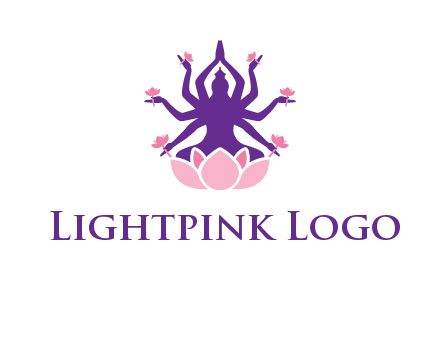 multi armed goddess logo