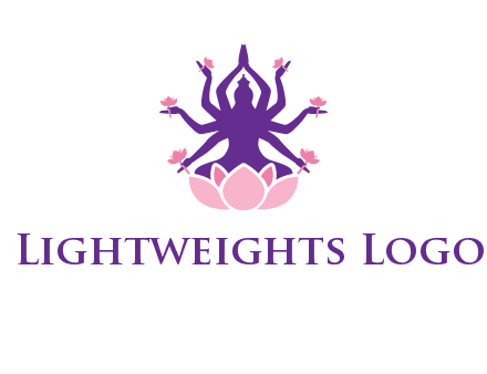 multi armed goddess logo