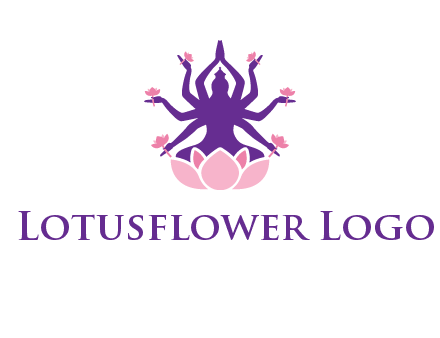 multi armed goddess logo