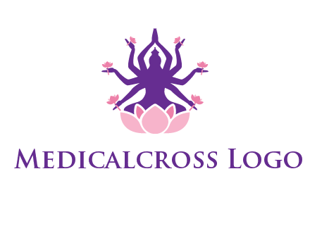 multi armed goddess logo
