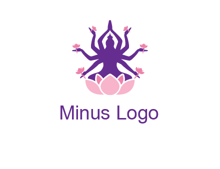 multi armed goddess logo