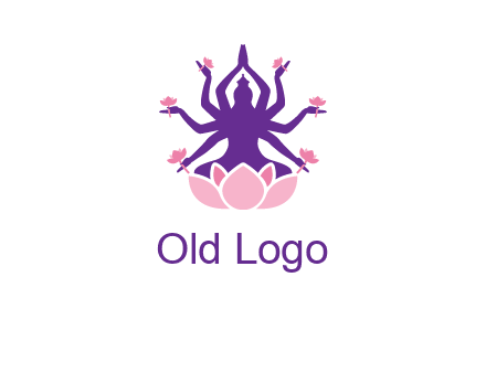 multi armed goddess logo