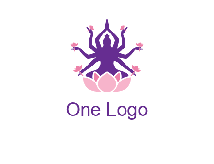 multi armed goddess logo
