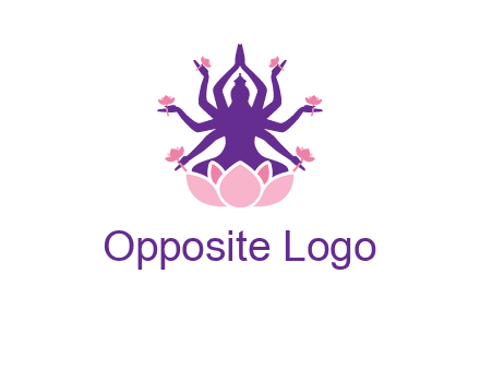multi armed goddess logo