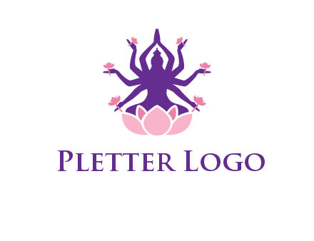 multi armed goddess logo