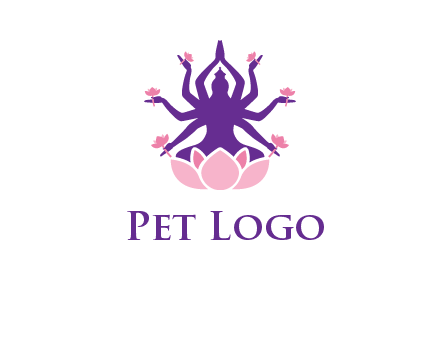 multi armed goddess logo