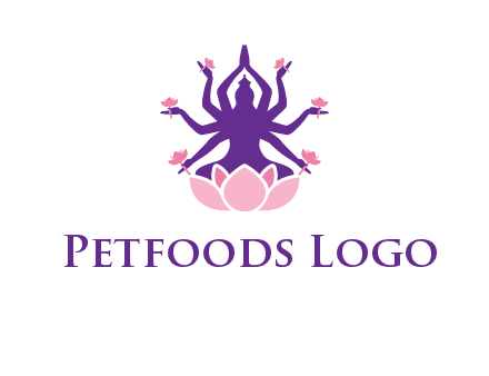 multi armed goddess logo