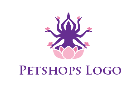 multi armed goddess logo