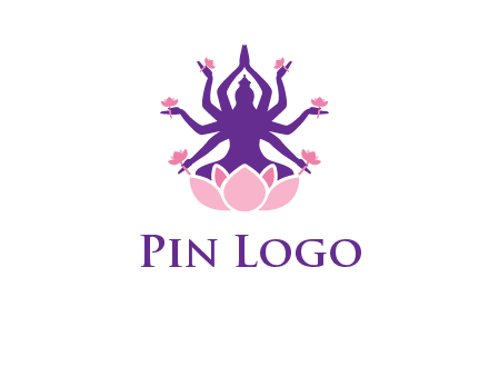 multi armed goddess logo
