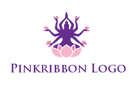 multi armed goddess logo