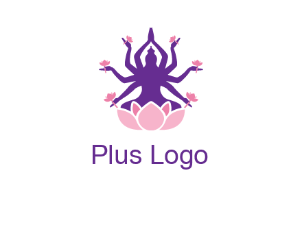 multi armed goddess logo
