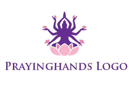 multi armed goddess logo