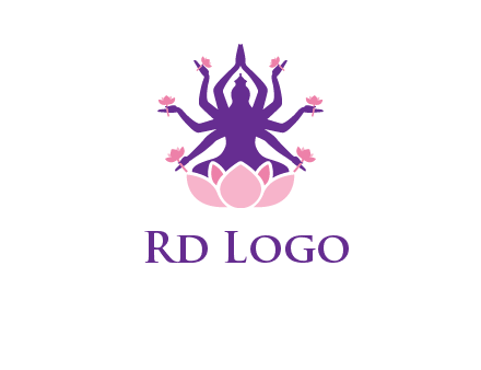 multi armed goddess logo