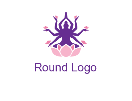multi armed goddess logo
