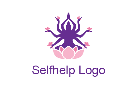 multi armed goddess logo