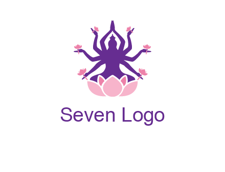 multi armed goddess logo