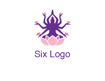multi armed goddess logo