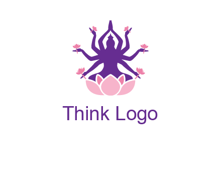 multi armed goddess logo