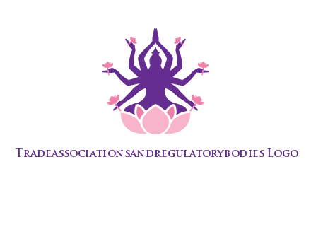 multi armed goddess logo