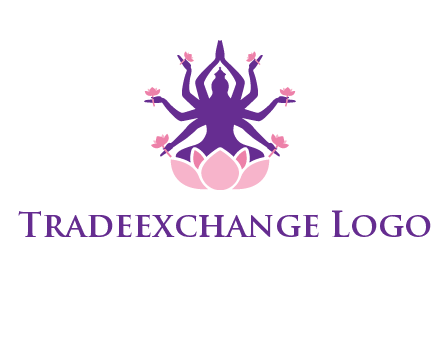 multi armed goddess logo