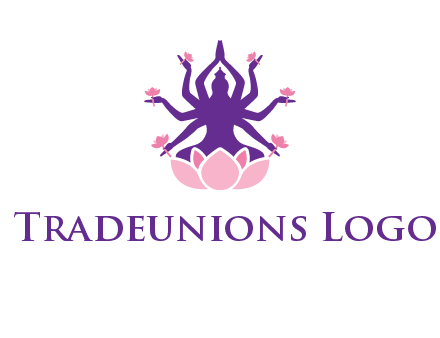 multi armed goddess logo