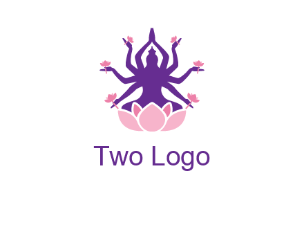 multi armed goddess logo