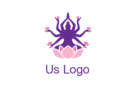 multi armed goddess logo