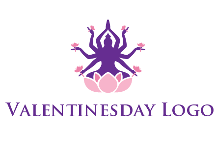 multi armed goddess logo