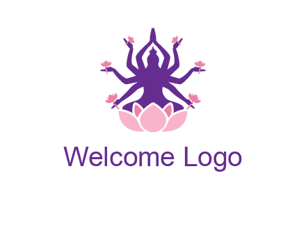 multi armed goddess logo