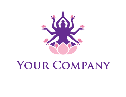 multi armed goddess logo