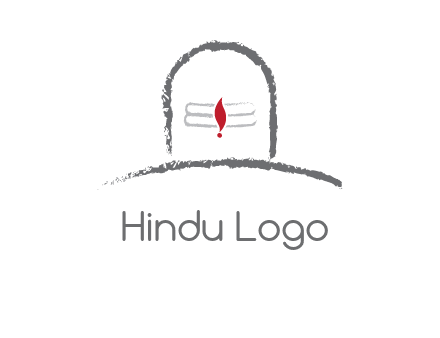 grave with bindya in religion logo