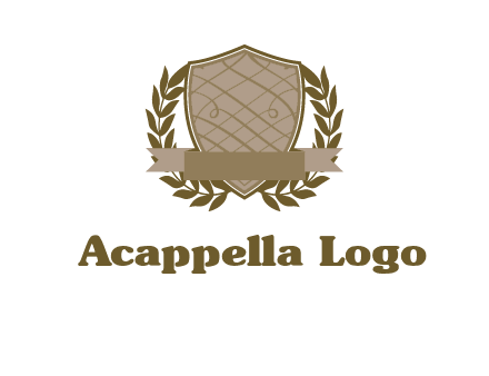 shield with wreath icon