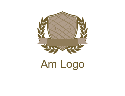 shield with wreath icon