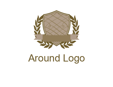 shield with wreath icon