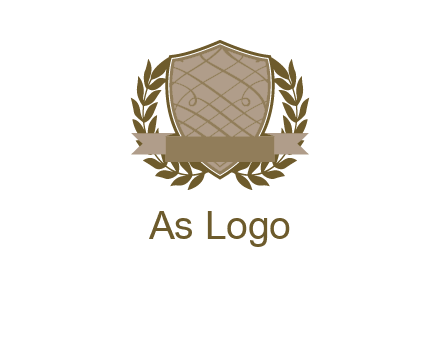 shield with wreath icon