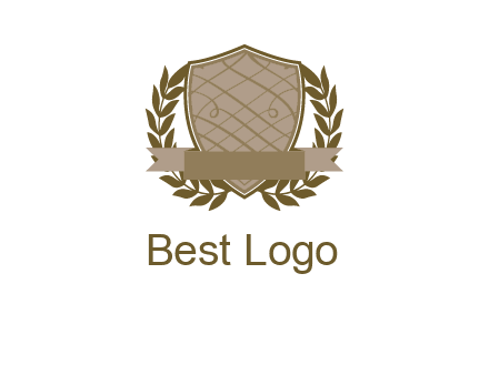 shield with wreath icon