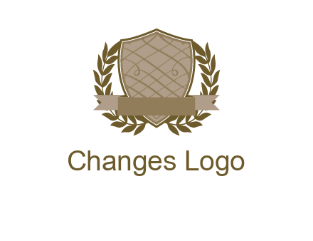 shield with wreath icon