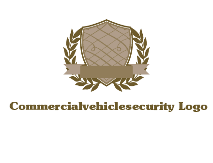 shield with wreath icon