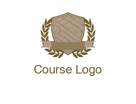 shield with wreath icon