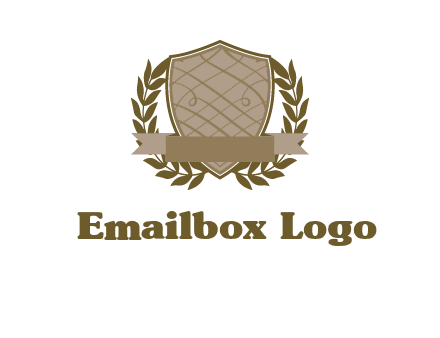 shield with wreath icon