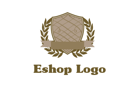 shield with wreath icon