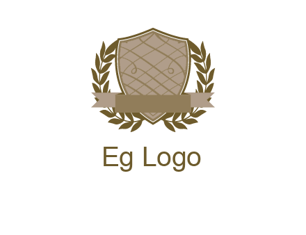 shield with wreath icon