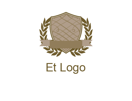 shield with wreath icon